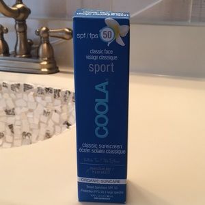 NIB COOLA Sport 50 SPF organic sunscreen